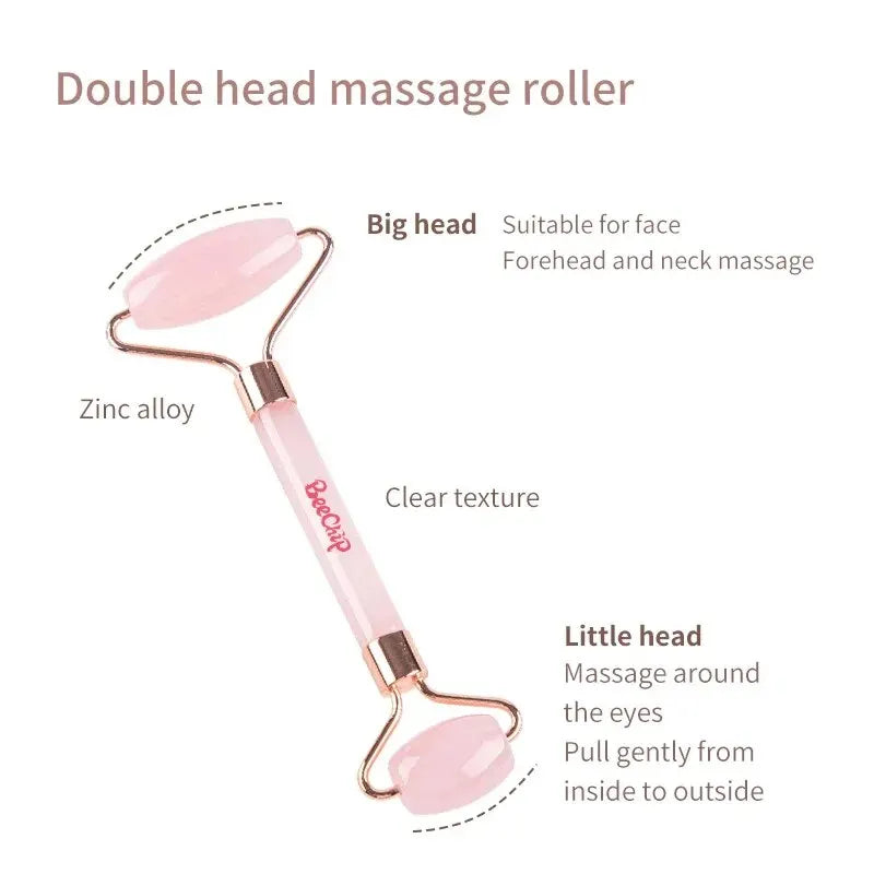 Roller & Gua Sha, Face Roller, Facial Roller Skin Care Tools Massager Resin Facial Massage for Face, Eyes, Neck, Body