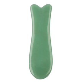 Jade Face Massager Natural Stone Gua Sha Tool Massage Head Neck Crystal Mineral Skin Care Beauty Appliances Health Scraper