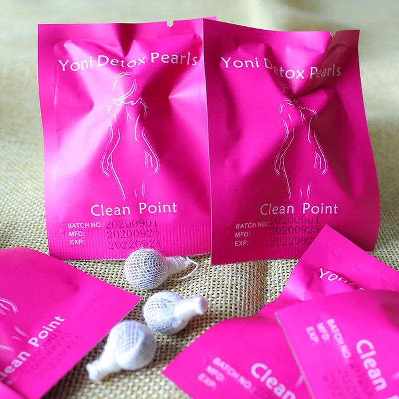 Yoni Detox Pearls Tea Clean Point Tampon Beauty and Health Pearls Vaginal Treatment for Woman