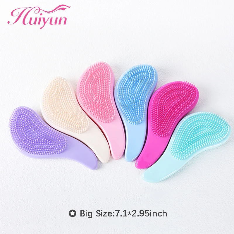 Huiyun Magic Handle Detangle Big Comb anti Static Massage Hair Brush Tangle Combs Wet Dry Barber Salon for Girl Styling Tools