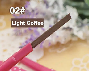 Waterproof Microblading Natural Black, Soft Coffee, Temperament Brown, Natural Grey, Dark Brown Eye Brow Eyeliner Eyebrow Pen Pencil Brush Makeup Tools Makeup