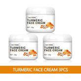 Turmeric Face Cream Acne Treatment Dark Spots Removal Moisturizing Brightening Whitening Cream for Dark Skin Care Beauty Health