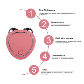 NEW Electric Face Massager Microcurrent Sonic Vibration Facial Lifting Skin Tighten Massage Portable Beauty Care Beauty Devices