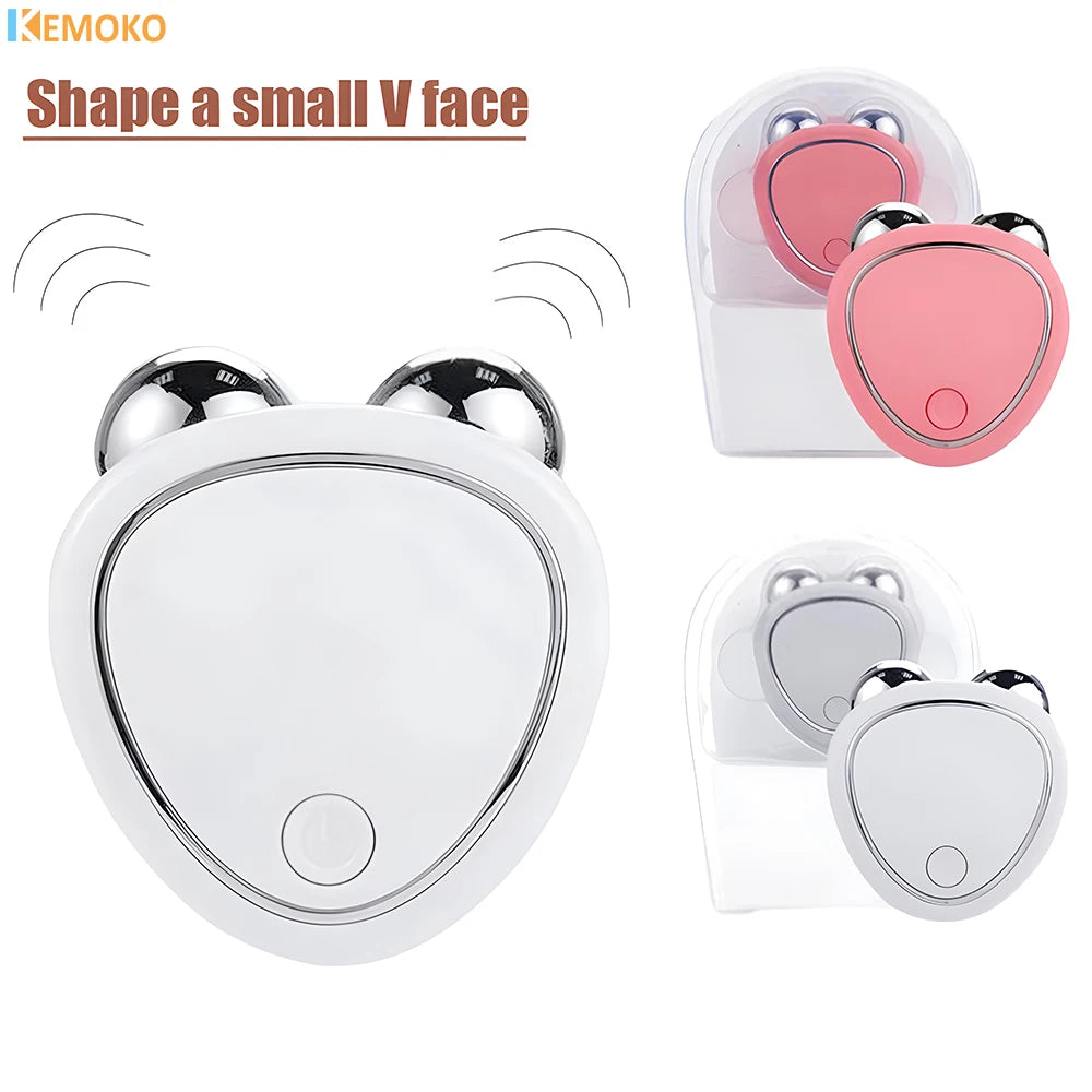 NEW Electric Face Massager Microcurrent Sonic Vibration Facial Lifting Skin Tighten Massage Portable Beauty Care Beauty Devices