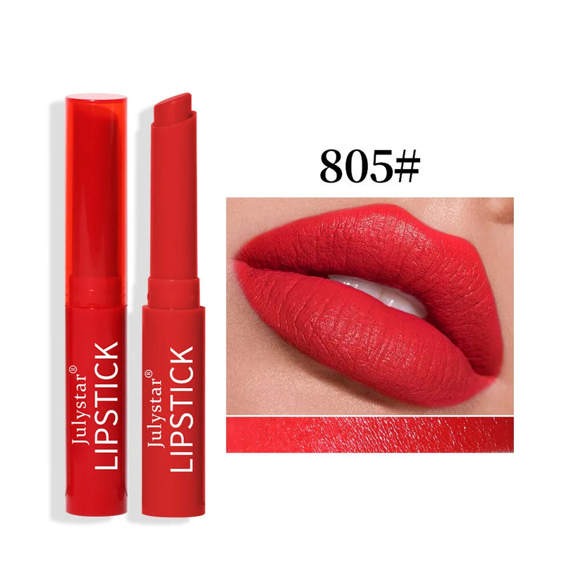 6 Colors Waterproof Velvet Matte Nude Pink Color Lipstick Pen Sexy Long Lasting Lipstick Make-up for Women Korea Maquillage