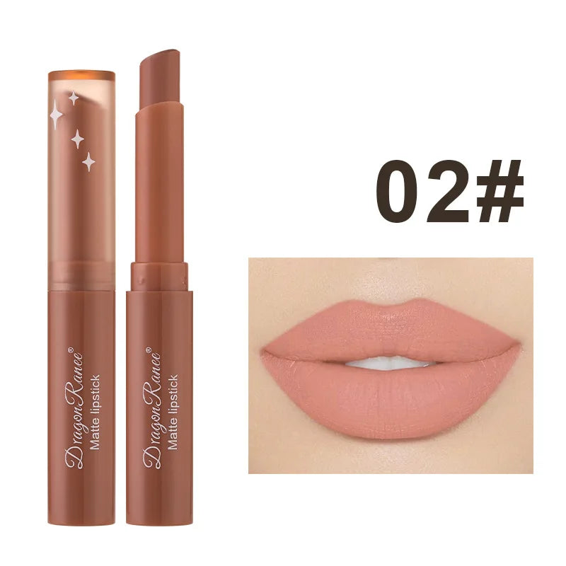 6 Colors Waterproof Velvet Matte Nude Pink Color Lipstick Pen Sexy Long Lasting Lipstick Make-up for Women Korea Maquillage