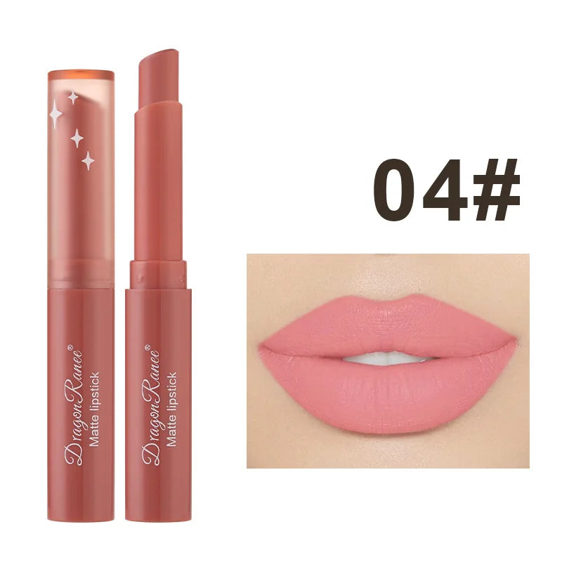 6 Colors Waterproof Velvet Matte Nude Pink Color Lipstick Pen Sexy Long Lasting Lipstick Make-up for Women Korea Maquillage