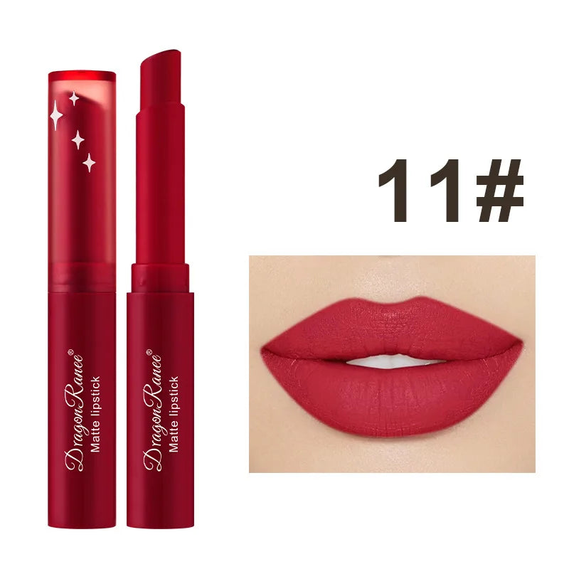 6 Colors Waterproof Velvet Matte Nude Pink Color Lipstick Pen Sexy Long Lasting Lipstick Make-up for Women Korea Maquillage