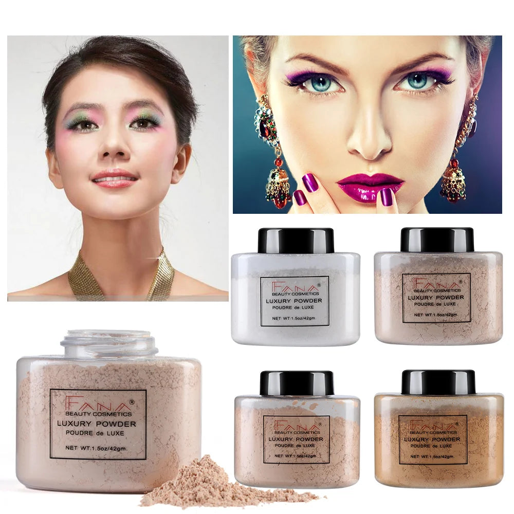 Smooth Loose Oil Control Face Powder Banana Powder Makeup Concealer Beauty Highlighter Mineral Powder Beauty Cosmetic