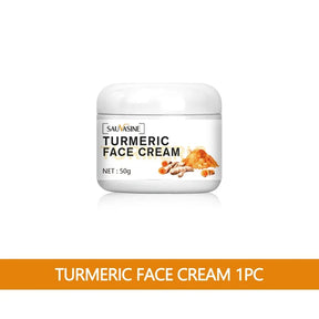 Turmeric Face Cream Acne Treatment Dark Spots Removal Moisturizing Brightening Whitening Cream for Dark Skin Care Beauty Health