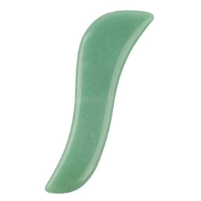 Jade Face Massager Natural Stone Gua Sha Tool Massage Head Neck Crystal Mineral Skin Care Beauty Appliances Health Scraper