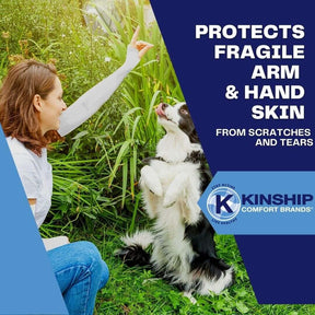 Arm Skin Protective Sleeves Protects Thin Skin Tears Bruising & Abrasions Elderly Skin Protector